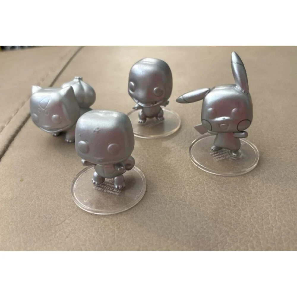 2021 Pokémon Collection Funko Holiday Advent Mini Pop Figures SILVER- set of 4